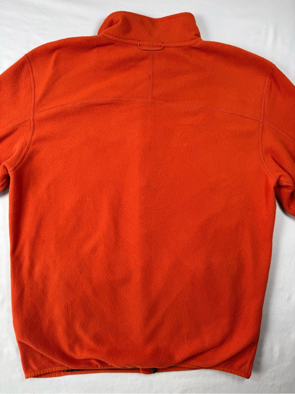 The North Face Orange Full Zip Fleece Jacket Men’s Large - Picture 2 of 12